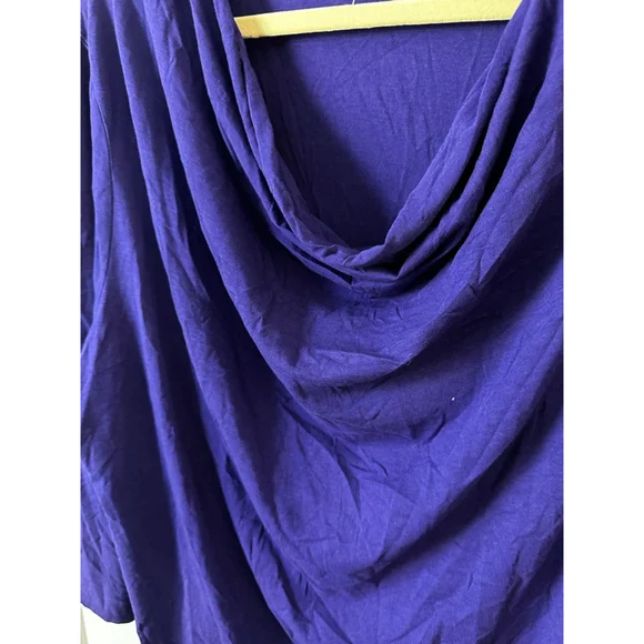 Anne Klein Purple Cowl Neck Tunic 3X - Picture 3 of 5